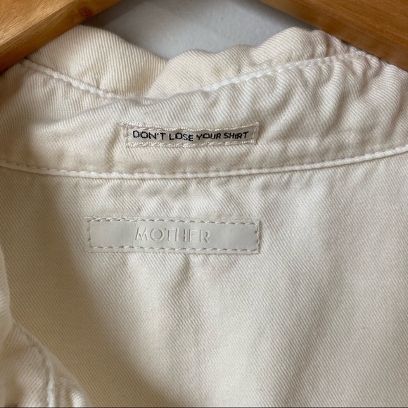 MOTHER The Trooper Button Up Shirt In Ciao NEW - Picture 6 of 16